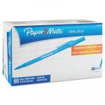 Write Bros. Stick Ballpoint Pen Value Pack, Medium 1mm, Blue Ink/Barrel, 60/Pack