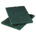 Commercial Heavy Duty Scouring Pad 86, 6" x 9", Green, 12/Pack, 3 Packs/Carton
