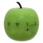 Shaped Timer, 4 1/2" dia., Green Apple