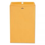 Kraft Clasp Envelope, #98, Cheese Blade Flap, Clasp/Gummed Closure, 10 x 15, Brown Kraft, 100/Box