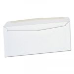Business Envelope, #10, Cheese Blade Flap, Gummed Closure, 4.13 x 9.5, White, 500/Box
