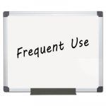 Value Lacquered Steel Magnetic Dry Erase Board, 24 x 36, White, Aluminum Frame