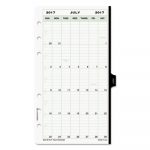 Reference Dated Two-Page-per-Day Organizer Refill, 6 3/4 x 3 3/4, 2019