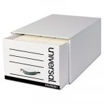 Heavy-Duty Storage Box Drawer, Legal, 17 1/4 x 25 1/2 x 11, White, 6/Carton