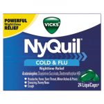 NyQuil Cold & Flu Nighttime LiquiCaps, 24/Box