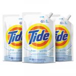 Free & Gentle Laundry Detergent, 48 oz Pouch, 3/Carton