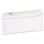 Peel Seal Strip Business Envelope, #10, Cheese Blade Flap, Self-Adhesive Closure, 4.13 x 9.5, White, 100/Box