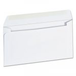 Business Envelope, #6 3/4, Cheese Blade Flap, Gummed Closure, 3.63 x 6.5, White, 500/Box