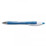 Atlantis Exact Retractable Ballpoint Pen, Fine 0.7mm, Blue Ink/Barrel, Dozen