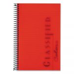 Color Notebooks, 1 Subject, Narrow Rule, Ruby Red Cover, 8.5 x 5.5, 100 Pages