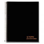 JEN Action Planner, Narrow Rule, Black Cover, 8.5 x 6.75, 100 Pages