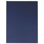 Casebound Hardcover Notebook, Wide/Legal Rule, Dark Blue, 10.25 x 7.68, 150 Pages