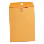Kraft Clasp Envelope, #75, Cheese Blade Flap, Clasp/Gummed Closure, 7.5 x 10.5, Brown Kraft, 100/Box