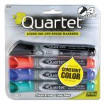 EnduraGlideDry Erase Marker, Broad Chisel Tip, Assorted Colors, 4/Set