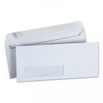 Peel Seal Strip Business Envelope, #10, Cheese Blade Flap, Self-Adhesive Closure, 4.13 x 9.5, White, 500/Box