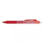 FriXion Clicker Erasable Retractable Gel Pen, 0.5mm, Red Ink/Barrel, Dozen