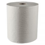 Essential 100% Recycled Fiber Hard Roll Towel, 1.5" Core,White,8" x 800ft, 12/CT