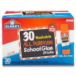 Washable School Glue Sticks, 30/Box