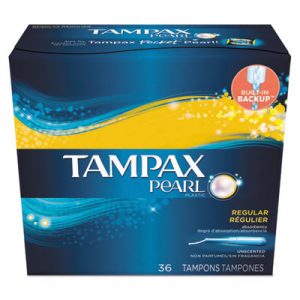 Pearl Tampons, Regular, 36/Box