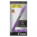 G2 Premium Retractable Gel Pen, 0.7mm, Purple Ink, Smoke Barrel, Dozen