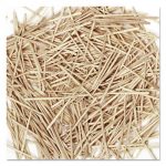 Flat Wood Toothpicks, Wood, Natural, 2500/Pack