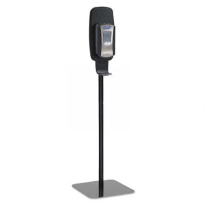 LTX or TFX Touch-Free Dispenser Floor Stand, Black, 23 3/4 x 16 3/5 x 5 29/100