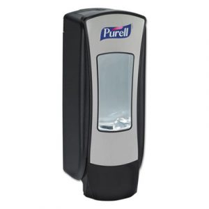 ADX-12 Dispenser, 1200 mL, 4.5" x 4" x 11.25", Chrome/Black
