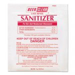 Beer Clean Last Rinse Glass Sanitizer, Powder, .25oz Packet, 100/Carton