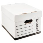 Extra-Strength Storage Box, Letter/Legal, 12 x 15 x 10, White, 12/Carton