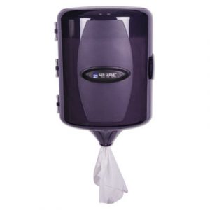Adjustable Centerpull Towel Dispenser, 9 5/8 x 9 3/8 x 13 3/8, Black Pearl