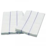 Tuff-Job Premium Foodservice Towel, White/Blue, 13 x 24, 1/4 Fold, 72/Carton