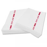 Tuff-Job Antimicrobial Towels, White/Red, 12 x 21, 1/4 Fold, 150/Carton