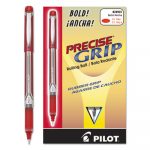 Precise Grip Stick Roller Ball Pen, Bold 1mm, Red Ink, Red Barrel