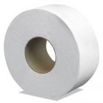 Select Jumbo Bath Tissue, 2-Ply, 3.3" x 500 ft, White, 12 Rolls/Carton