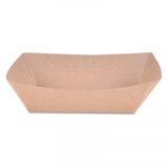 Paper Food Baskets, Brown Kraft, 1/2 lb Capacity, 1000/Carton