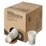 Convenience Pack Paper Hot Cups, 10 oz, Deerfield Print, 261/Carton