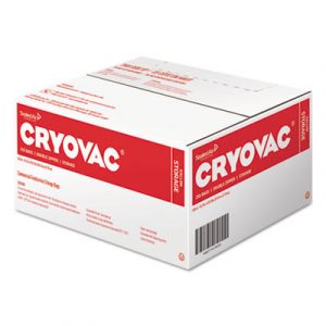 Cryovac One Gallon Storage Bag Dual Zipper, 1 gal, 1.68 mil, 10.5" x 10.94", Clear, 250/Carton