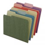 Earthwise by 100% Recycled Colored File Folders, 1/3-Cut Tabs, Letter Size, Assorted, 50/Box