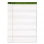 Earthwise by Oxford Recycled Pad, Wide/Legal Rule, 8.5 x 11.75, White, 50 Sheets, Dz