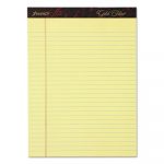Gold Fibre Writing Pads, Wide/Legal Rule, 8.5 x 11.75, Canary, 50 Sheets, 4/Pack