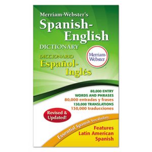 Merriam-Webster?s Spanish-English Dictionary, 928 Pages