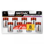 Fusion Advanced Alkaline Batteries, C, 8/Pack