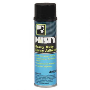 Heavy-Duty Adhesive Spray, Clear, 12 oz