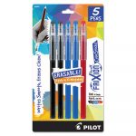 FriXion ColorSticks Erasable Stick Gel Pen, 0.7mm, Assorted Ink/Barrel, 5/Pack