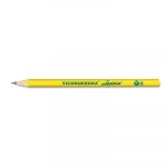 Ticonderoga Laddie Woodcase Pencil w/o Eraser, HB #2, Yellow, Dozen