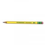 Ticonderoga Beginners Wood Pencil w/Eraser, HB #2, Yellow, Dozen