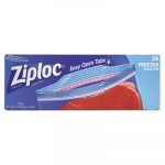 Zipper Freezer Bags, 1 gal, 2.7 mil, 9.6" x 12.1", Clear, 28/Box