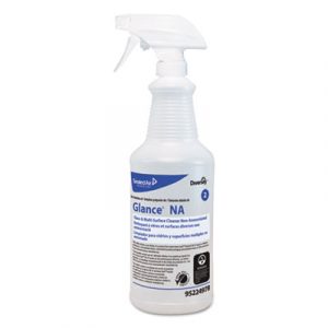 Glance NA Spray Bottle, 32 oz, Clear, 12/Carton