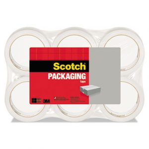 3350 General Purpose Packaging Tape, 2.83" x 54.6yds, 3" Core, Clear, 6/Pack