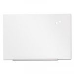 Frameless Magnetic Glass Marker Board, 36" x 24", White